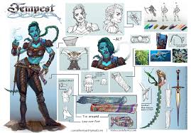 Artstation D D Character Design Captain Tempest Ocea
