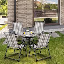 Costway Patio Folding Sling Chairs