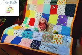 handmade memory quilts from old baby