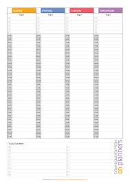 017 Weekly To Do List Template Ideas Printable Multicolored