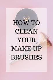 makeup brushes regularly for great skin