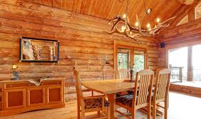 log cabin lighting everything log homes