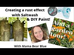Rust Effect On Metal Using Diy Paint