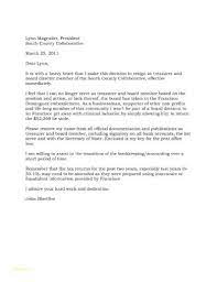 board resignation letter sles