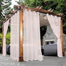 Sheer Outdoor Curtains