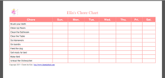 Credible Chore Chart Builder Chart Making For Kids Chart