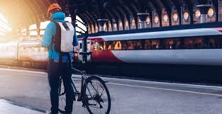 can i travel with my bike on the train