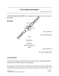 General Contract For Services Template Tirevi Fontanacountryinn Com