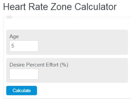 heart rate zone calculator calculator