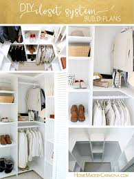 diy closet organizing system and shelving free build plans Home