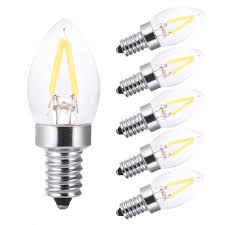 Led Night Light Bulbs Refrigerator Indicator Light Led Mini Light C7 1w Edison Led Filament Bulb 10w Incandescent Replacement Torpedo Shape 120v E12