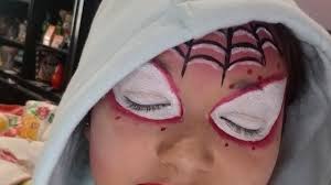 spider gwen makeup you