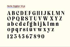 storia lettering font family 1001 fonts