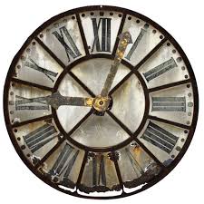 French Tower Clock Face Giant Wall