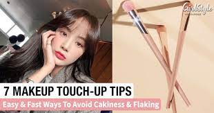 easy fast makeup touch up tips to