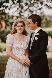 Try to wear it with a touchy handmade necklace. Vintage Wedding Dress Trend Princess Beatrice Tatler