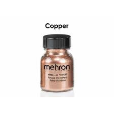 mehron make up metallic powder copper 30g