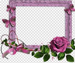 pink flower frame frames pink frame