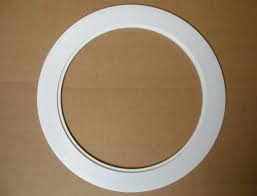6 Inch Recessed Ceiling Can Light Over Size White Trim Ring White Amazon Com
