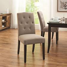 Kitchen chairs set of 4 dining chair wood side chair dining chairs dining chair more blance: Better Homes And Gardens Parsons Upholstered Tufted Dining Chair Taupe Walmart Com Walmart Com