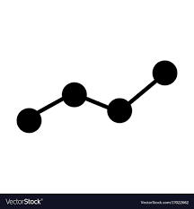 Growing Business Graph Silhouette Icon Chart