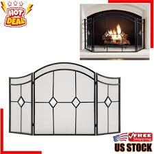 Pleasant Hearth Steel Fireplace Screens