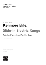 Kenmore Elite 42553 Owner S Manual