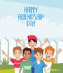 happy friendship day celebration with