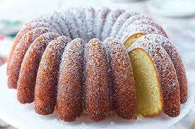 King Arthur Vanilla Bundt Cake gambar png