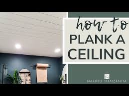 How To Install Shiplap Ceiling Over