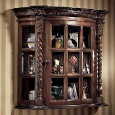 Brown Manor Curio Cabinet Af2119
