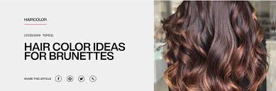 cute hair color ideas for brunettes