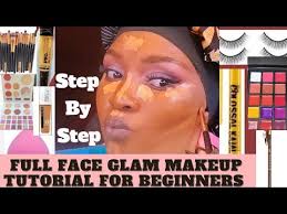 easy full face makeup tutorial for