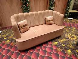Two Seater Flower Sofa For Wedding