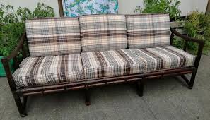 Vintage Sofa Couch Daybed Bambus Rattan