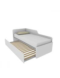 Less è un divano letto singolo per camerette moderne o camere destinate agli ospiti, disponibile in due modelli: 1064r Divano Letto Sagomato Singolo 80x190 Con Secondo Letto Estraibile