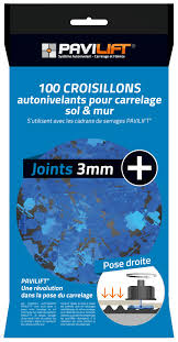 Kit autonivelant croisillons et cadrans pavilift en croix, 2 mm; Kit De 100 Croisillons Pavilift En Croix 3 Mm Leroy Merlin
