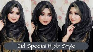 stylish hijab style 2020 eid special