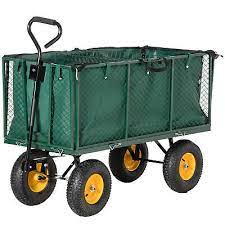 outsunny heavy duty garden cart truck