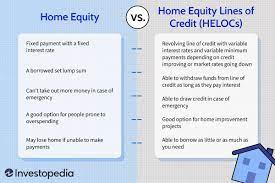 heloc vs home equity loan what s the