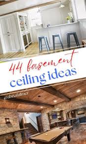 44 Basement Ceiling Ideas Ahna Fulmer
