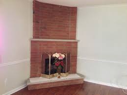 Updating A Brick Layered Corner Fireplace