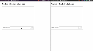 build a chat app with node js and socket io