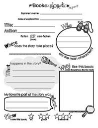 Books  Babies  and Bows  Free printable  Free Book Review Template for Kids