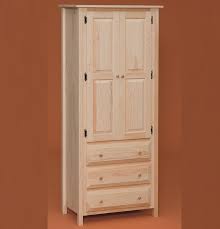 pine three drawer linen cabinet