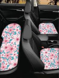 3pcs Flower Pattern Car Seat Cushion