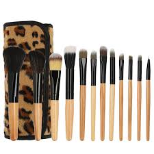 12 pieces cosmetics brush collection
