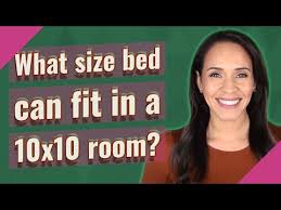 what size bed fits in a 10x10 room