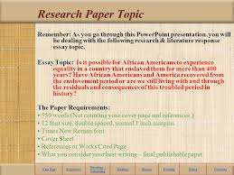 Word      Research Paper     Print on plain white paper      Double Space 