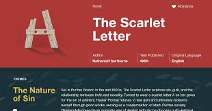 The Scarlet Letter Symbols Course Hero